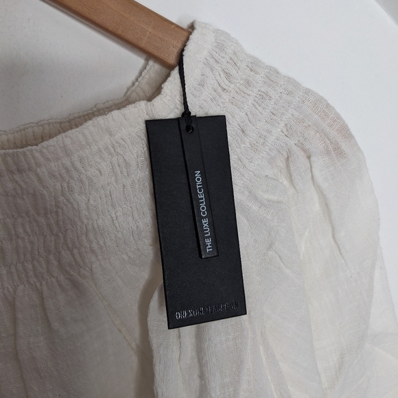 ONE TEASPOON Stone Tahitian Pearl Cotton Gauze Muslin Flowy Top NEW Size S - Picture 9 of 12